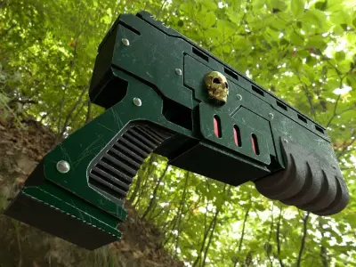 Exitus Pistol 3D model