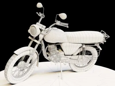 Rusty Bike 3D model