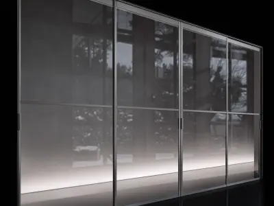 Rimadesio sliding doors 3 3D model