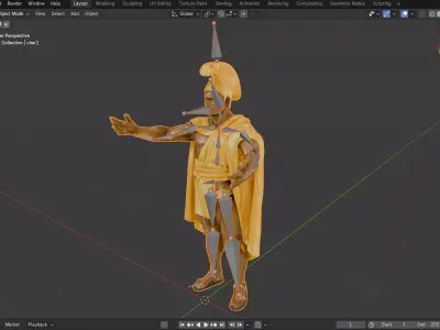 King Kamehameha I 3D model