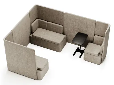 KAIVA Sectional modular KAV1 KAV4 by MDD 3D model