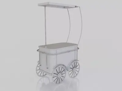 Tasting Cart 3D model