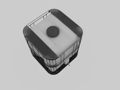 Liquid storage Low-poly 3D model