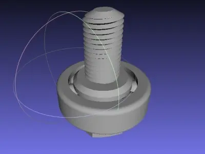 3D Printing Fastener - Bolt Bearing Free 3D model