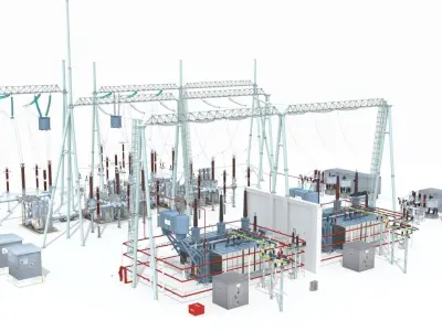 Electrical Power Equipment 1 3D model