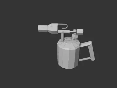 Collection of 15 low-poly Construction Tools Low-poly 3D model