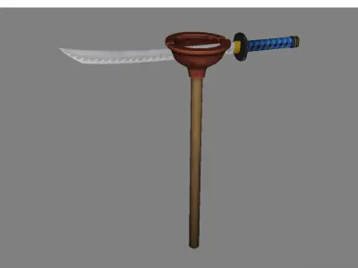 WEAPON - Plunja 3D model