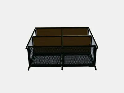 FJALLBO Shelving unit 2 Low-poly 3D model