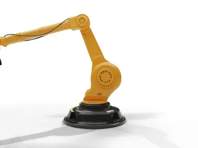 Industrial robot arm Free 3D model
