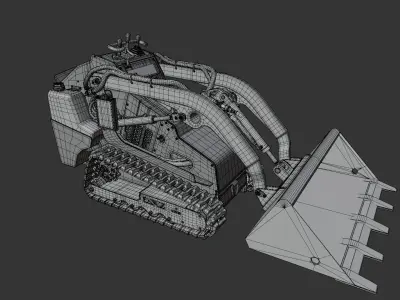 Mini Loader Vermeer S450TX 3D model