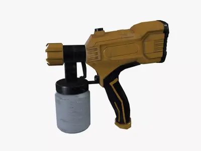 Paint Gun 3D model purchase