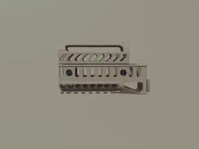 AK B-11U Zenit handguard  Low-poly 3D model