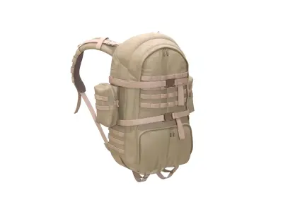 Backpack Low-poly 3D model order
