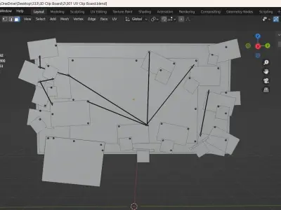 Green wanted Board Low-poly 3D model