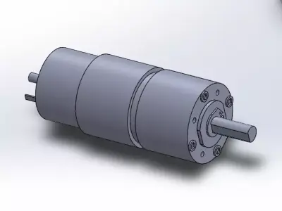DC Gear Motor - SolidWorks 3D Model SLDPRT 3D model