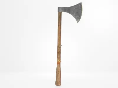 Axe 3D model Low Poly PBR Low-poly 3D model