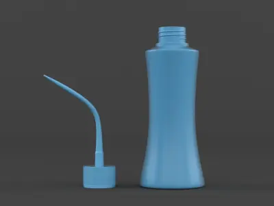 Wash Bottle Free 3D model