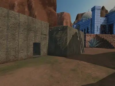 Desert Settlement 3D model buy