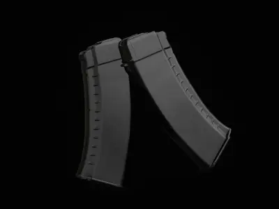 AK - Magazine - AK74 Tactical Plum Low-poly 3D model