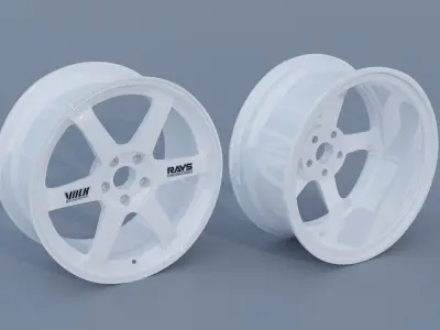 Volk Racing TE37 3D model