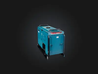 Electric Generator Low-poly 3D model purchase