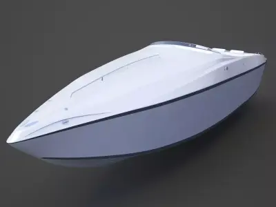 Motor Boat 03 3D model