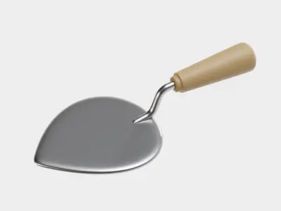  Trowel 3D model Low-poly 3D model