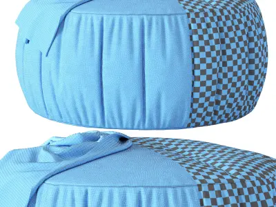 Pouf N12 3D model