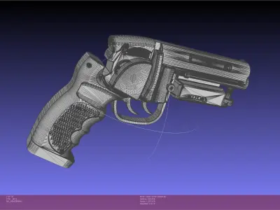 Blade Runner Deckard Blaster Basic Model 3D model