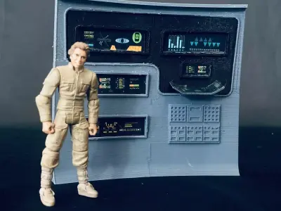 USS Enterprise Bridge Damage Repair Station - The Wrath of Khan 3D print model
