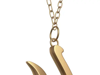 Necklace 01 Low-poly 3D model