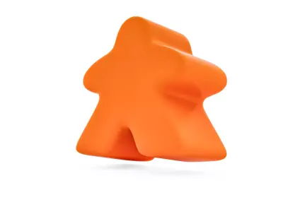BIG Meeple Token Upgrade 3D Print Model  Board Game Asset  02 3D print model