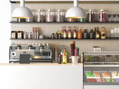Ice Cream Shop 3D model purchase