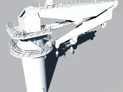 Knuckle Crane Free 3D model