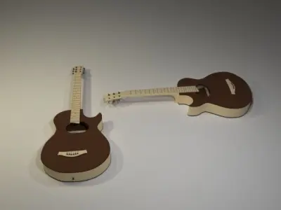 Guitar  Low-poly 3D model