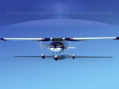 Cessna 150 Aerobat V07 3D model