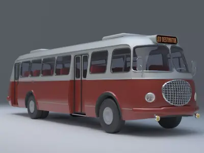 Skoda 706 RTO-K Low-poly 3D model