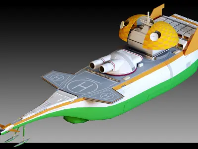25 Spaceships- Vol 01- High detail 3d models 3D model