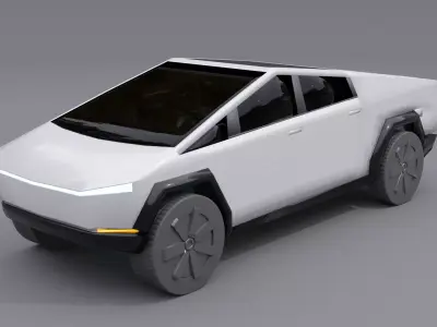 tesla cyber truck 3D model