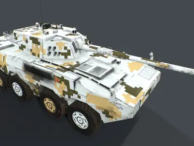 ZTL 11  old Low-poly 3D model