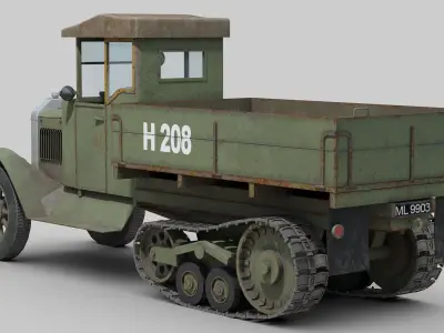 Morris 1Ton Half Track 3D model