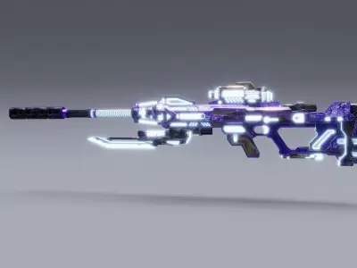 Wepon AWM  3D model