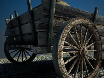 Medieval Cart 3D model