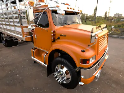 International 4700 Colombian Custom  3D model
