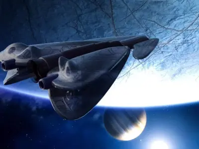 Spaceship Sci-fi 3D Spaceship Sci-Fi  NFT  Free low-poly 3D model