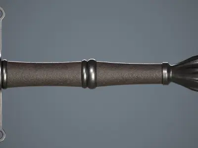 Two-handed swords  Low-poly 3D model