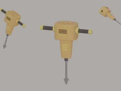 Jackhammer 3D model