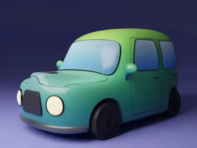 Staylized Car Free 3D model