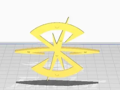 Gundam SEED base for any Gundam or display Free 3D model