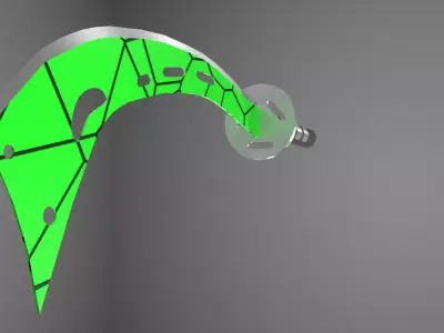 alternative sci-fi falchion  3D model